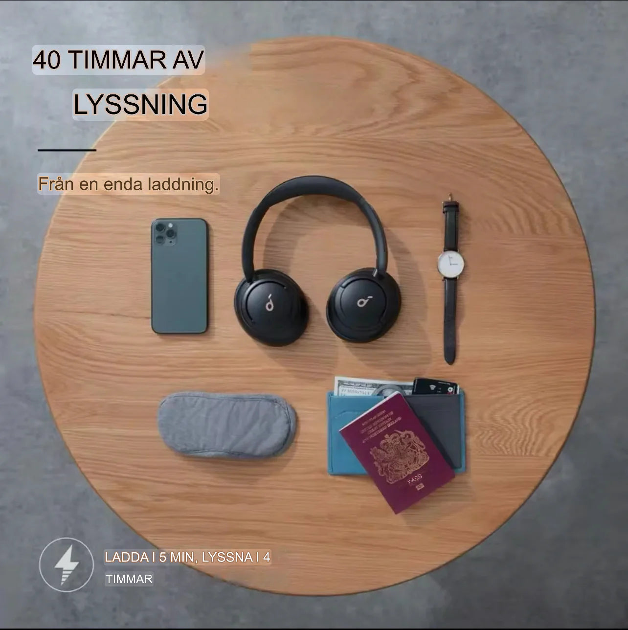 Soundcore Life Hörlurar med brusreducering
