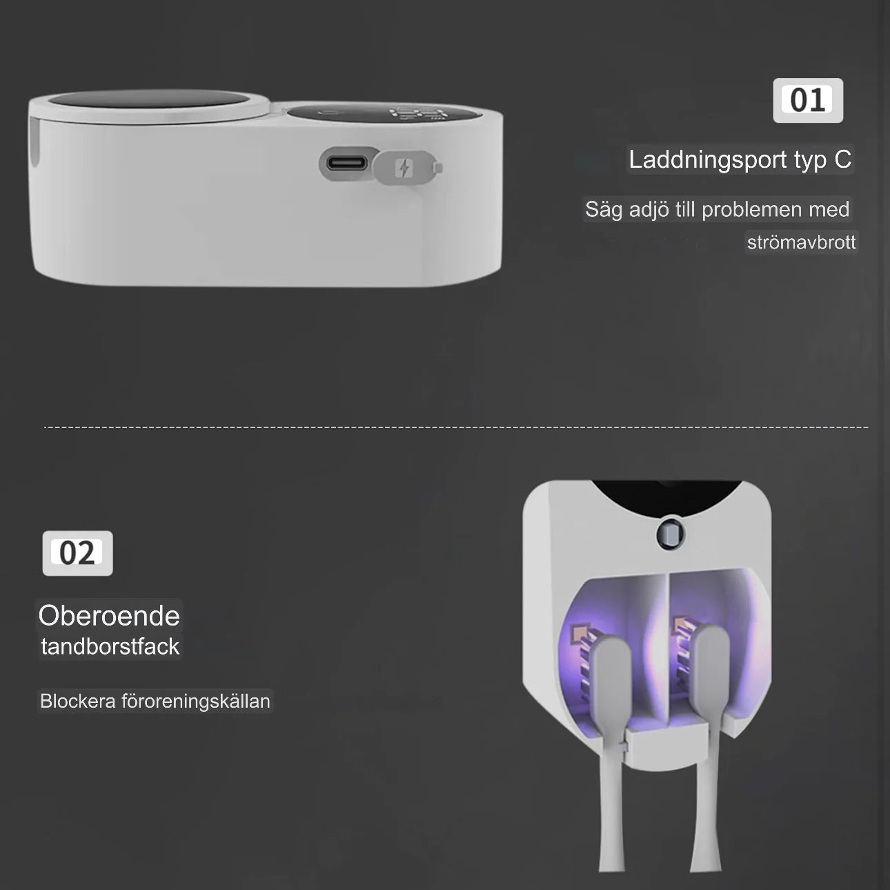 UV Tandborstrengörare